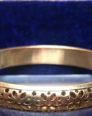 Intricately Designed Gold Bangle