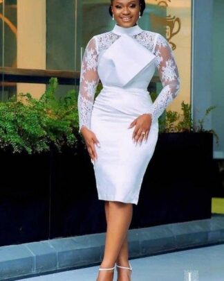 Rent This Elegant White Court Wedding Dress with Lace Details