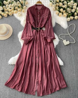 Luxury Chicsy Maxi Belted Dress