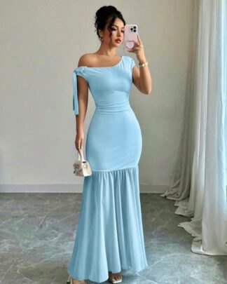 Stunningly Beautiful and Yellow Fabric Classy Gown (Copy)