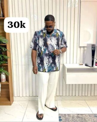 Stylish Two-piece Outfit for Men | Vintage Floral