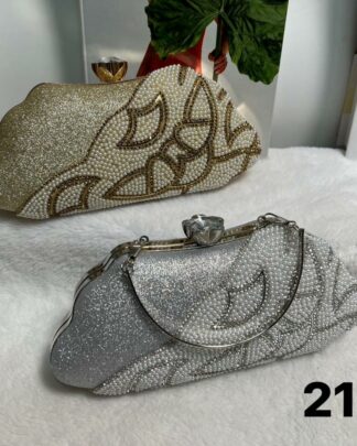 Sleek Steel Accent :Small Purse, Big Style