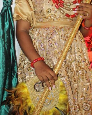 Efik Traditional Bridal Dress – Royal Elegance