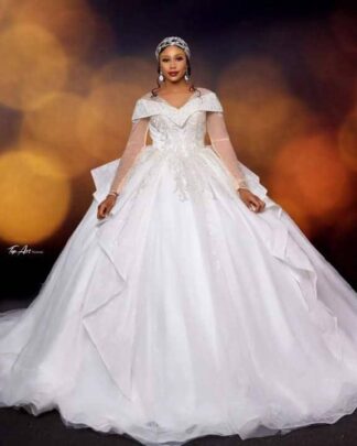 Luxury Panel Wedding Gown for Rent