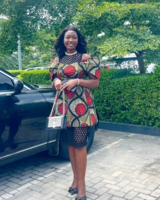 BEAUTIFUL ANKARA GOWN FOR SALE