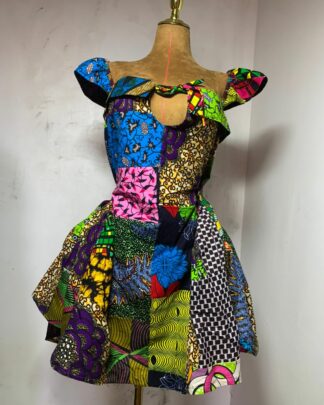 CULTURAL CHIC ANKARA GOWN FOR SALE